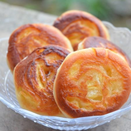 Beignets en spirale aux pommes