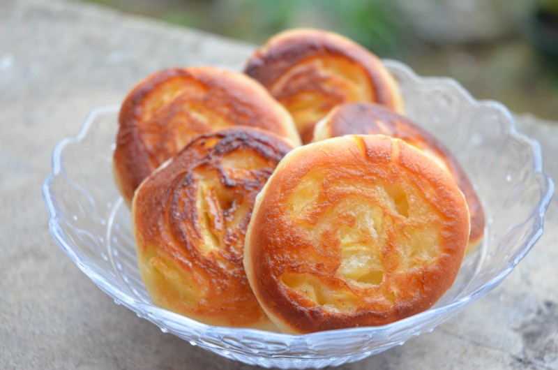 Beignets en spirale aux pommes