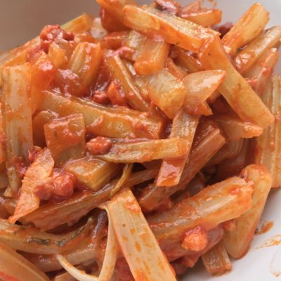blettes à la tomate